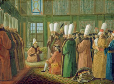 The Grand Vizier Giving Audience to the English Ambassador by Francis Smith